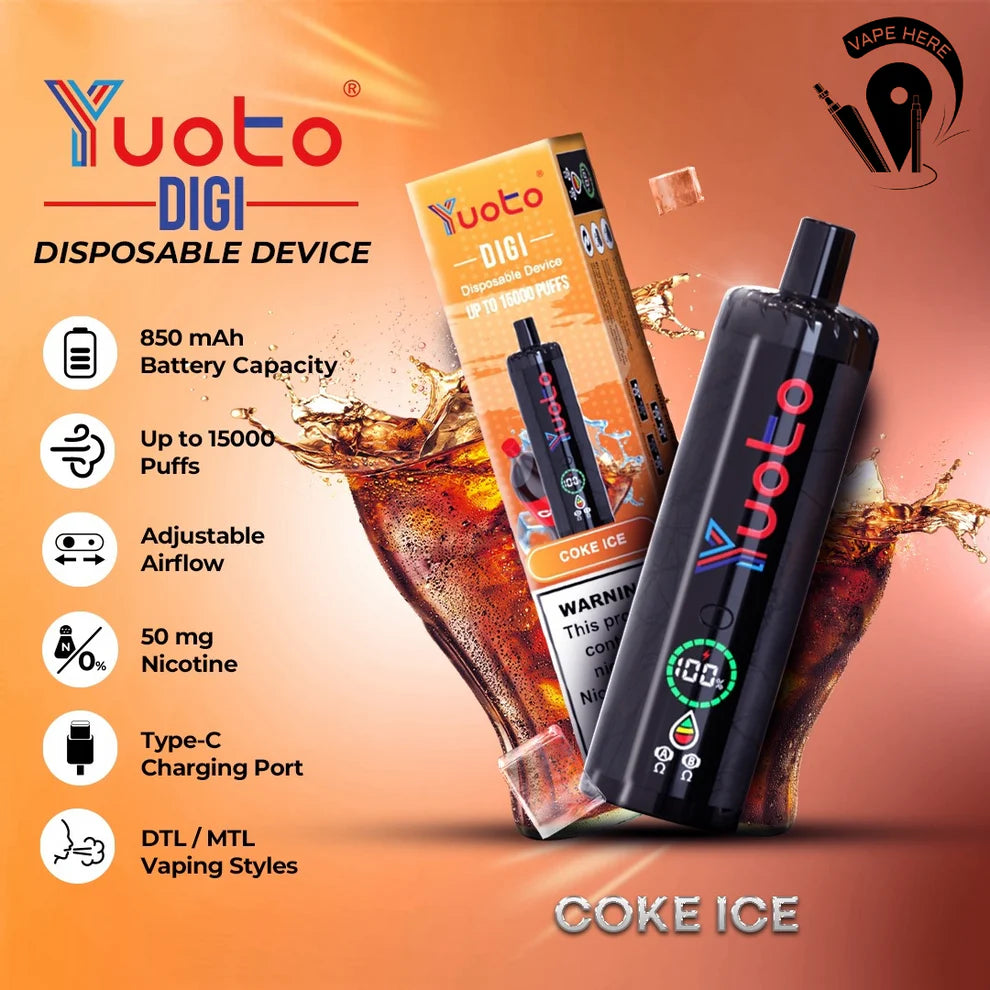 Deluxe Bar 18000 Puffs Disposable Shisha Vape( BUY 1 GET 1 FREE )
