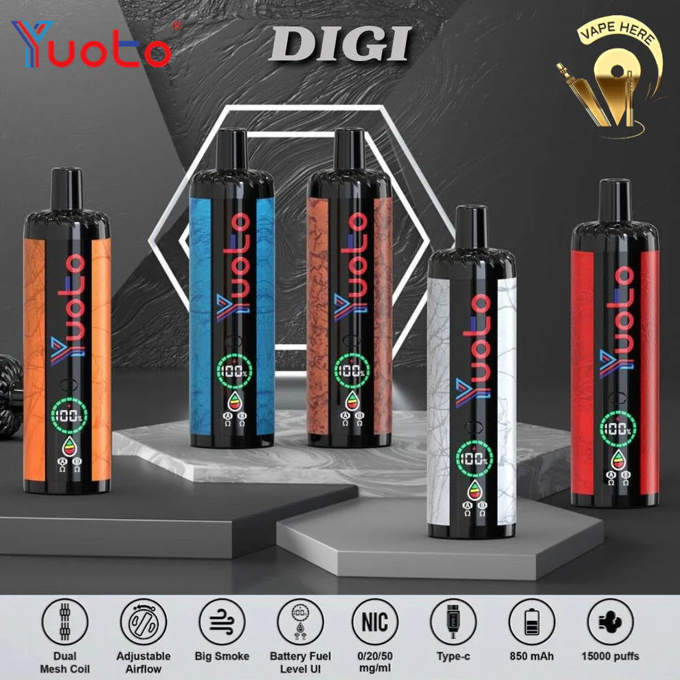 Deluxe Bar 18000 Puffs Disposable Shisha Vape( BUY 1 GET 1 FREE )