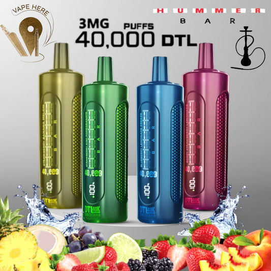 Deluxe Bar Bar 40000 Puffs Shisha Disposable Vape( BUY 1 GET 1 FREE )