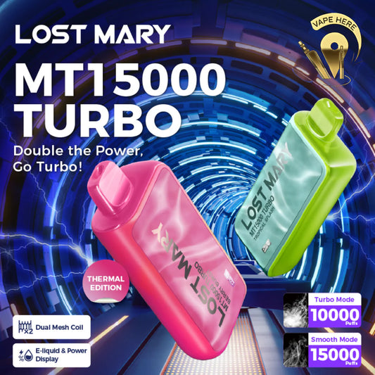 Deluxe Bar 18000 Puffs Disposable Vape MT15000 TURBO 50mg( BUY 1 GET 1 FREE )